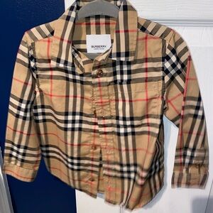Toddler Burberry button down